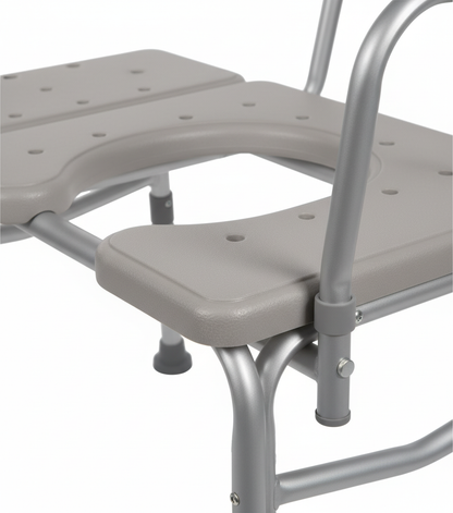 Drive Plastic Transfer Bench with Commode Opening