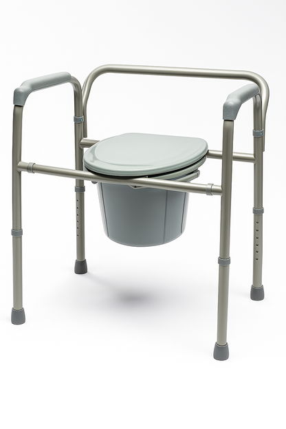Bariatric Steel Folding Commode