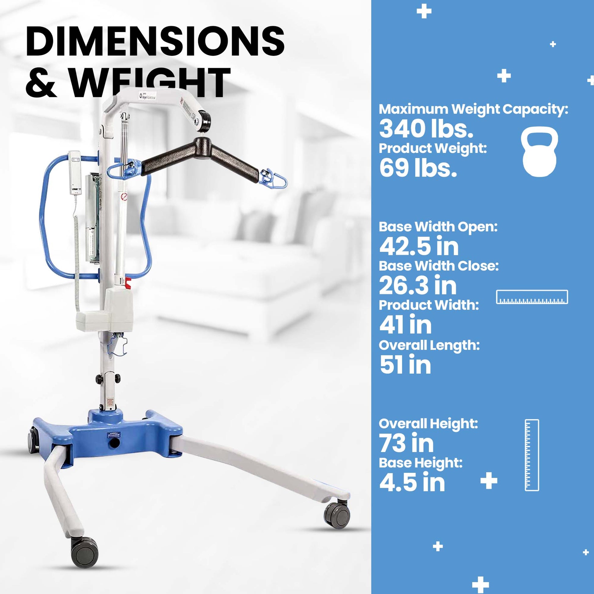 compact patient lift