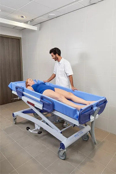 Marina Hydraulic Shower Gurneys by Lopital