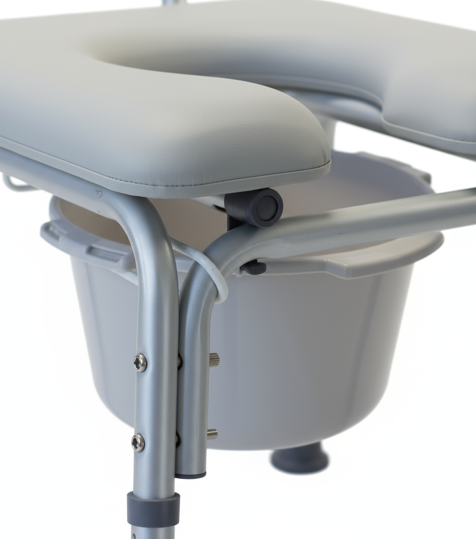 Deluxe Padded Commode Bath Seat