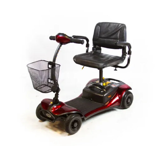 Motorized Mobility Scooter, Portable & Easy Disassembly, 4-Wheel Design, Swivel Seat, The Dasher by SHOPRIDER
