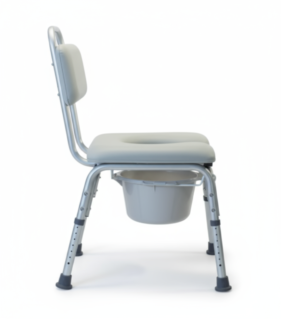 Deluxe Padded Commode Bath Seat