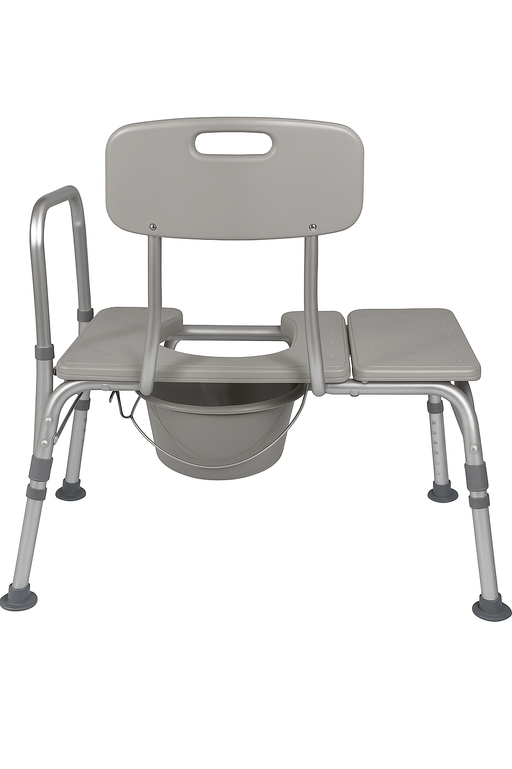 Drive Plastic Transfer Bench with Commode Opening
