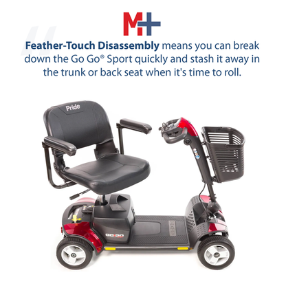 Go-Go® Sport EZ Turn Travel Scooter