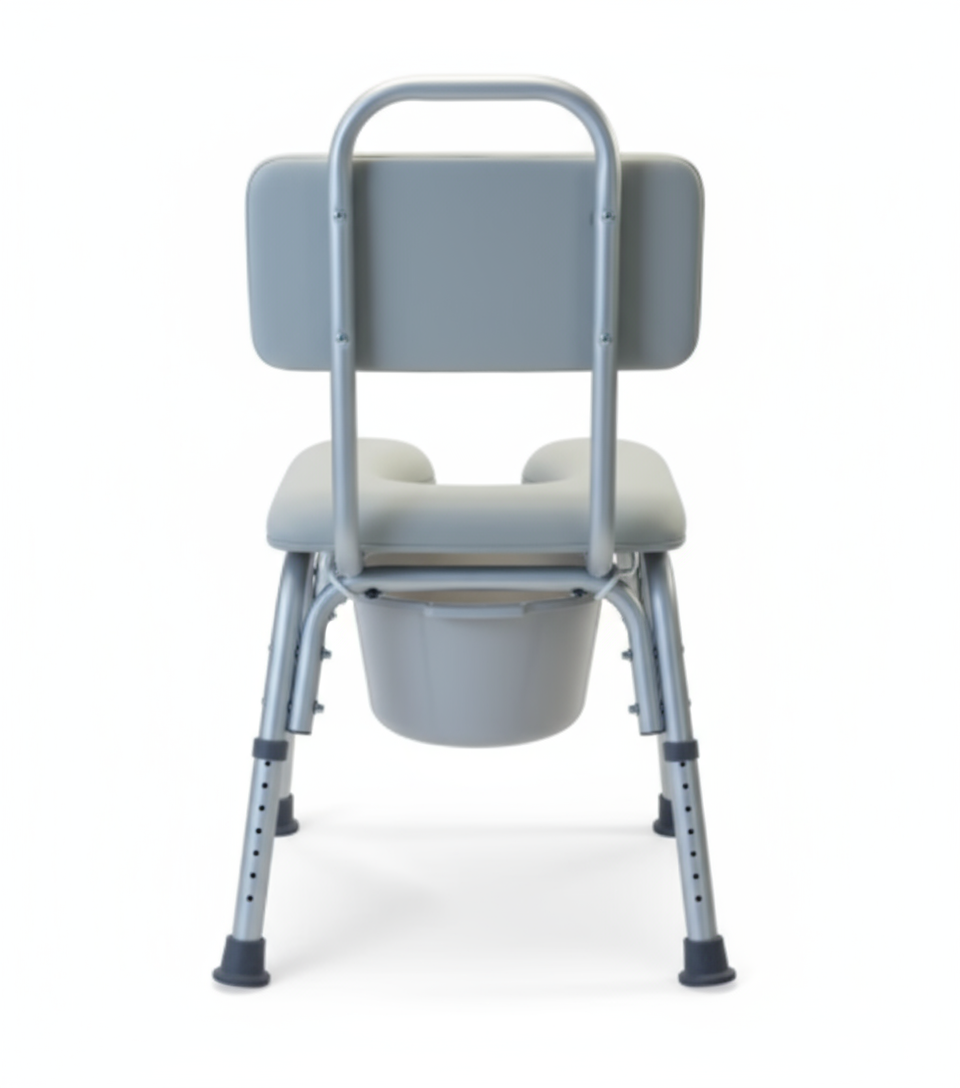 Deluxe Padded Commode Bath Seat