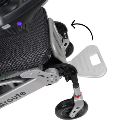 Eroute Automatic Folding Electric Wheelchair with 300 lbs. Capacity and 18 in. Wide Seat
