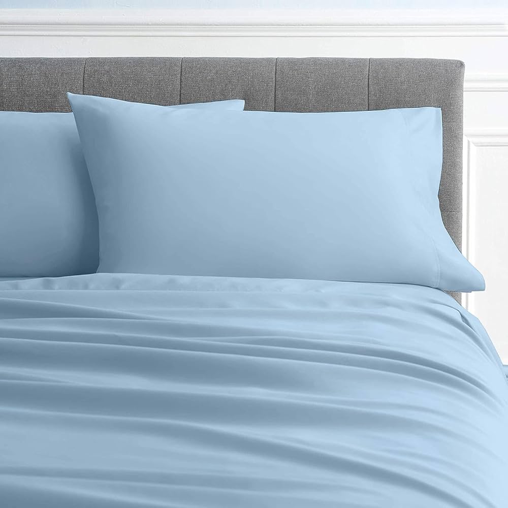 Ultra-Soft Microfiber Premium Sheet Set - Queen, Light Blue