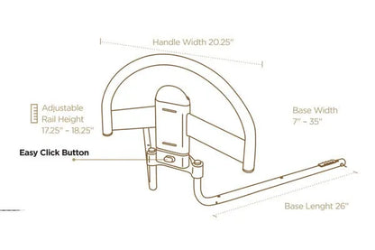 Stander Freedom Click Bed Handle