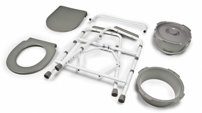Graham-Field 3-In-1 Steel Folding Commode