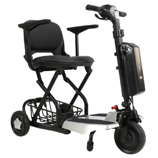 Super Light Flight 3 Wheel Mobility Scooter by Discover My Mobility, Ultra Lightweight, FAA Airline Approved, 265 lbs Weight Capacity