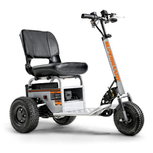 Electric Utility Cart with 2600 lbs. Towing Capacity - Tugger Tow Tractor by SuperHandy