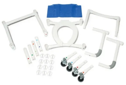 Lumex PVC Knock-Down Shower Commode Chair