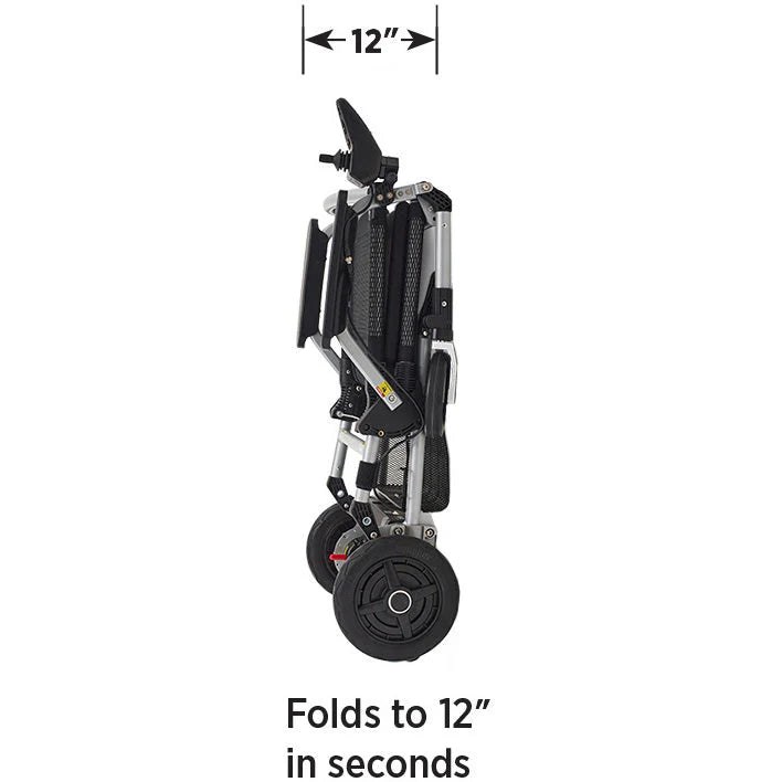 Close-up image of Zoomer Lite Chair Electric Power Wheelchair