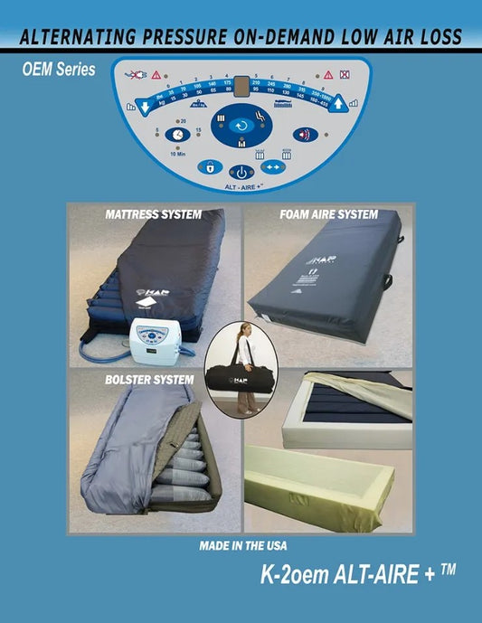K-2oem ALT-AIRE+ Low Air Loss Pressure System