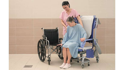 ArjoHuntleigh Carino Height-Adjustable Shower and Hygiene Chair