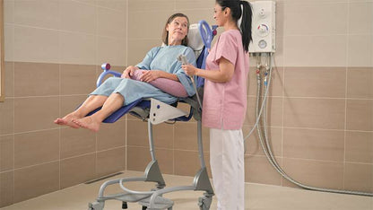 ArjoHuntleigh Carino Height-Adjustable Shower and Hygiene Chair