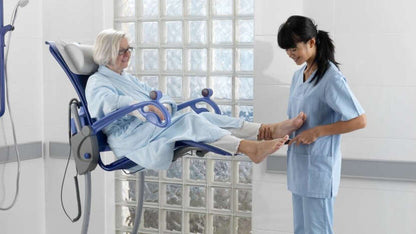ArjoHuntleigh Carino Height-Adjustable Shower and Hygiene Chair
