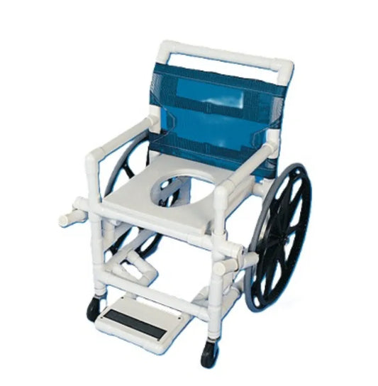 Shower Wheelchair with Rust-Resistant Wheels