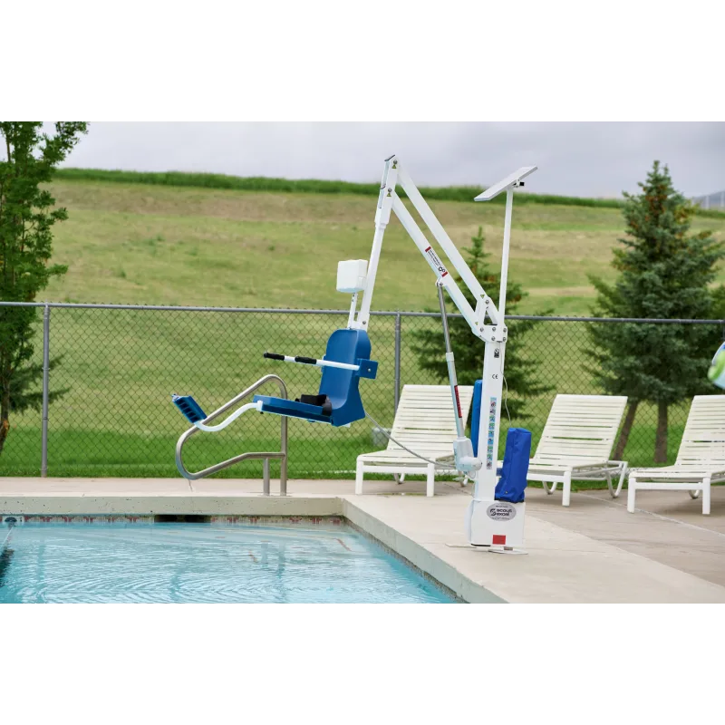 Close-up image of Scout Excel ADA Compliant UL Certified Pool Lift