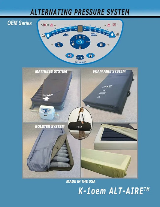 K-1oem Alternating Pressure Foam Air Mattress System