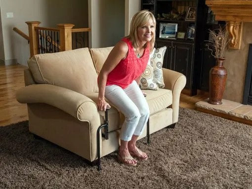 Sit-to-Stand Couch and Chair Grab Bar for Mobility Assistance