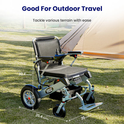 VOCIC V62 Folding Electric Wheelchair - Airline Approved