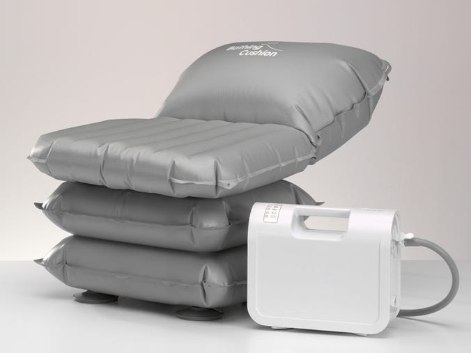 Close-up image of Mangar Bathing Cushion + Airflo 12