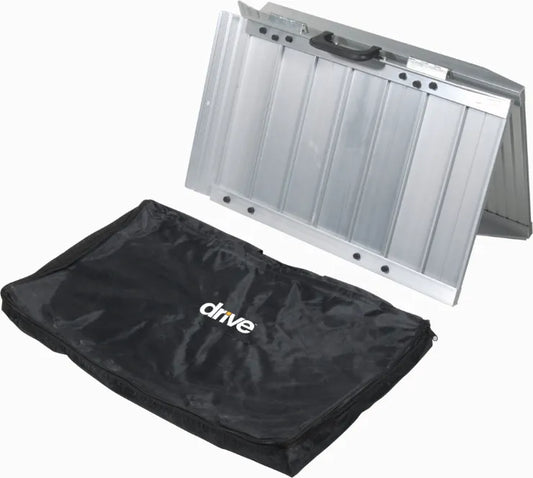 Drive Medical Portable Aluminum Wheelchair and Scooter Ramp with Carry Bag
