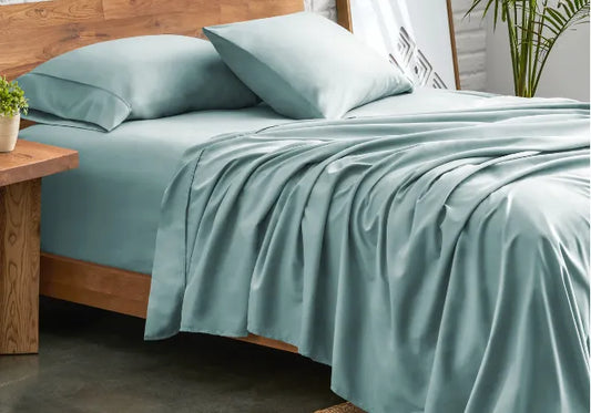 Ultra-Soft Microfiber Premium Sheet Set - Full XL, Light Blue