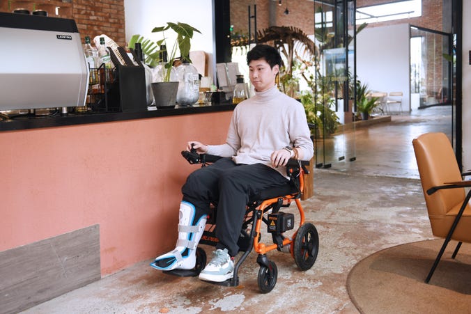 SuperHandy Cares Portable Power Chair