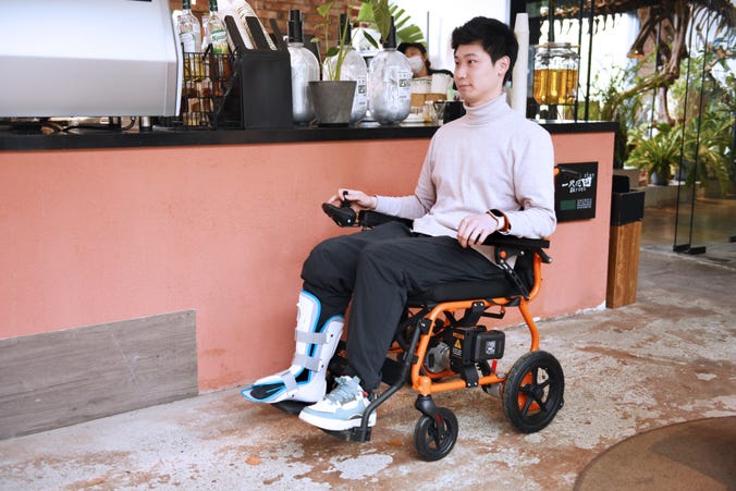 SuperHandy Cares Portable Power Chair