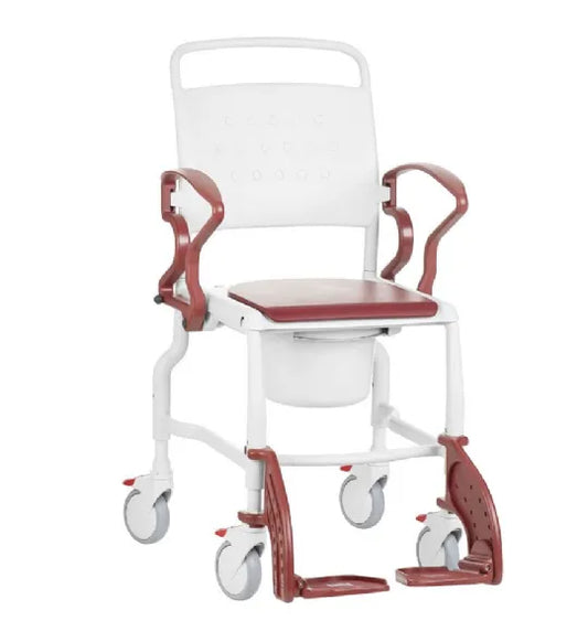 The Hamburg Wheeled Shower Commode Chair from Rebotec