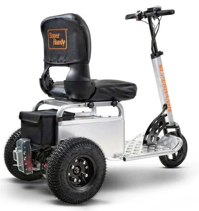 Electric Utility Scooter Tow Tractor