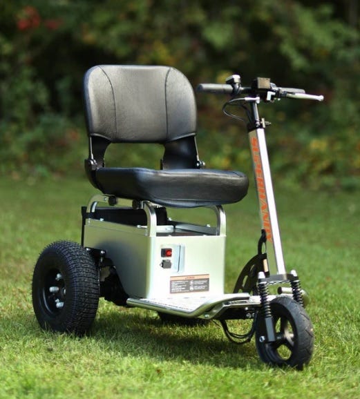 Electric Utility Scooter Tow Tractor