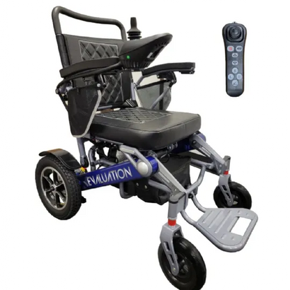 Evaluation Evolution Automatic Folding Electric Wheelchair by Discover My Mobility - FDA, TSA, and FAA Approved with 400 lbs Weight Capacity