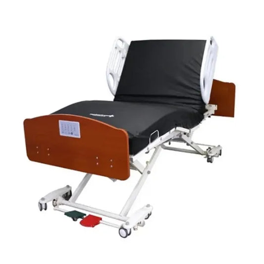Electric Hospital Bed Frame with Hi-Low Functions - Lynacare HC107 - Mattress Not Included