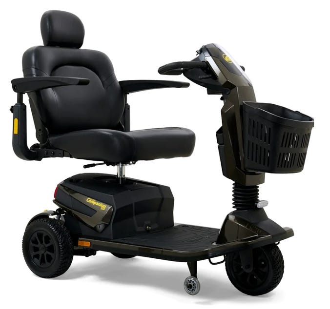 Close-up image of Companion HD 3 Wheel Scooter