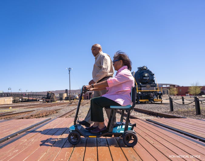 Close-up image of Go Go® Super Portable Scooter
