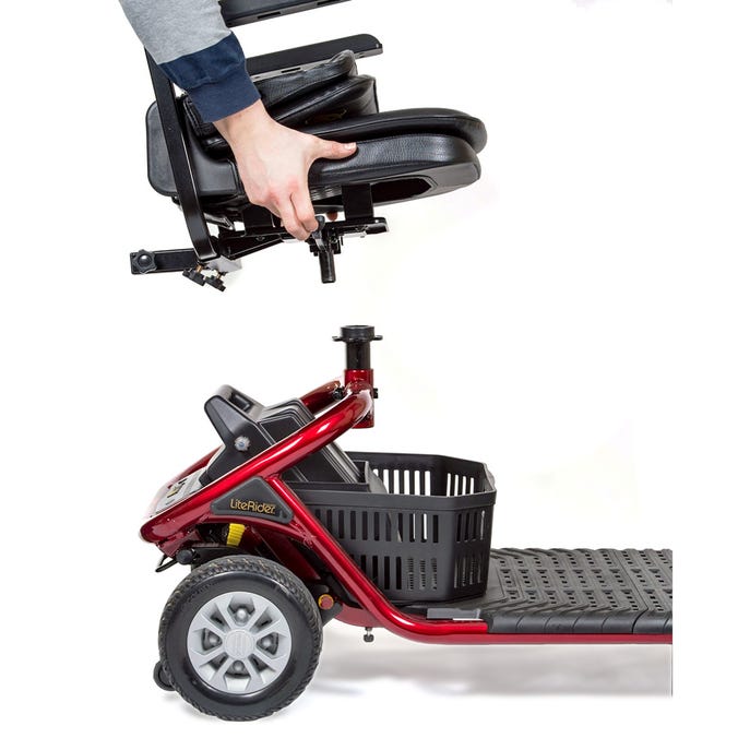 LiteRider Full-Size Portable 4-Wheel Scooter