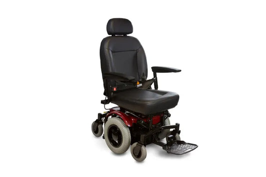 Heavy-Duty Electric Wheelchair, 3-in. Ground Clearance, 450-lb. Capacity, with Adjustable Foot Plate, 6Runner by SHOPRIDER
