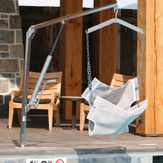 Elkhorn Manual Powered Pool Lift with 400 lbs. Capacity by Spectrum Aquatics