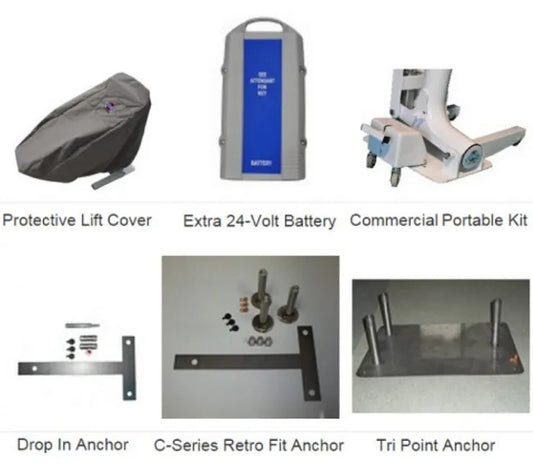 Options for Commercial Series Pool Lift