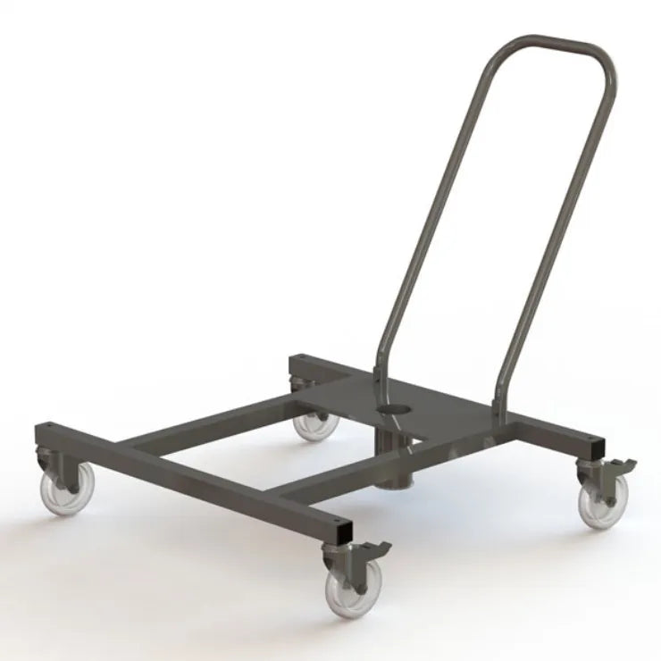 Pool Lift Transport Cart, Made for Traveler II Pool Lift, Easy-Grip Handle, Stainless-Steel Construction, by Spectrum Products