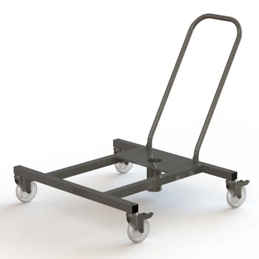 Pool Lift Transport Cart, Made for Traveler II Pool Lift, Easy-Grip Handle, Stainless-Steel Construction, by Spectrum Products