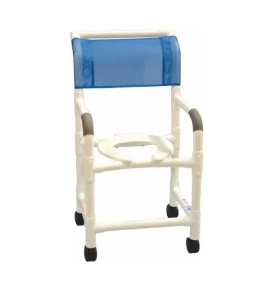Lumex PVC Knock-Down Shower Commode Chair