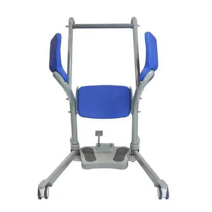 Sit to Stand Lift with Seat and Locking Wheels - 400 lbs Capacity - Ascend and Go by Mobile Patient Lift