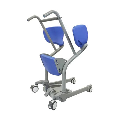 Sit to Stand Lift with Seat and Locking Wheels - 400 lbs Capacity - Ascend and Go by Mobile Patient Lift