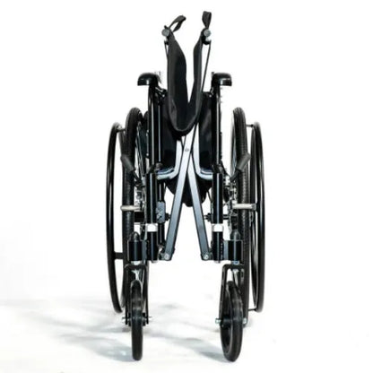 Ultra Lightweight Transport Chair with 22 Inches Extra Wide Seat and 350 Pounds Support By Feather Mobility