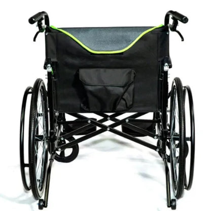 Ultra Lightweight Transport Chair with 22 Inches Extra Wide Seat and 350 Pounds Support By Feather Mobility